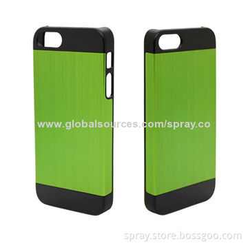 Amplim Alloy Premium Green Aluminum High-quality PC Slim Hard Cases for iPhone 5S/5